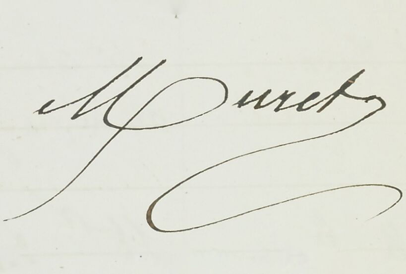 Signature de Muret